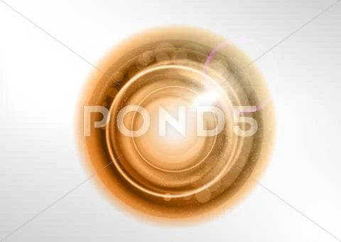Bronze round Illustration