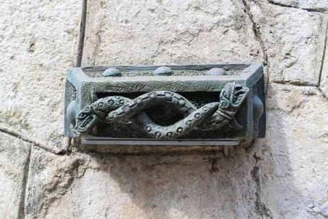 Bronze snake Foto stock