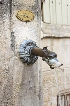 Bronze spout Stock Photos