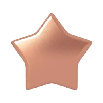 Bronze star. Stock Illustration