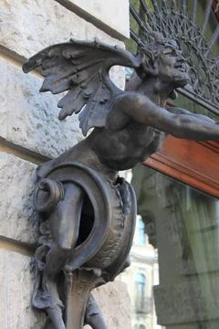 Bronze statue of devil Bronze statue of devil Copyright: xZoonar.com/Aless... Foto stock