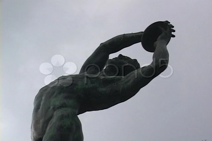 Greek Discus Throwing Statue