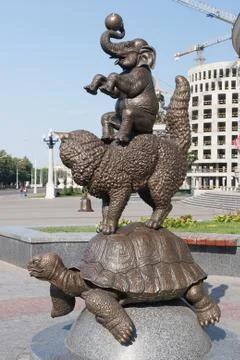 Bronze statue Stock Photos