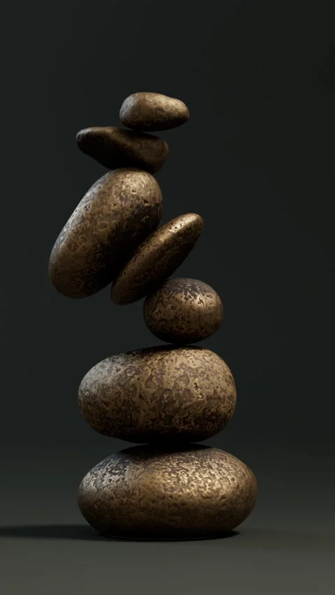 Bronze stone tower collapsing in slow motion. Stock Footage 327911137