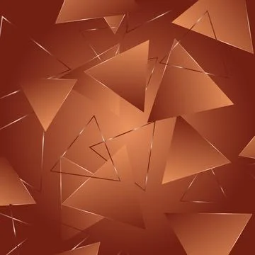 Bronze triangle pattern. Abstract pattern. 스톡 일러스트