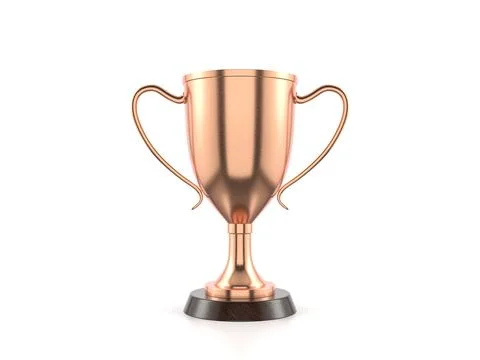 Bronze trophy cup Stock Illustration