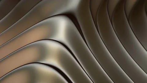 Bronze wavy backdrop Stock Footage 196133072