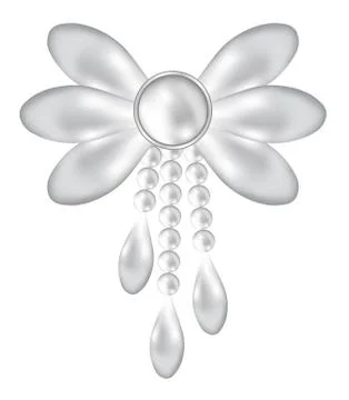 Brooch Stock Illustration