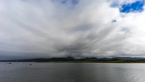 Brooding clouds timelapes Stock Footage 102799967