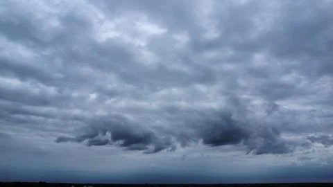 Brooding Sky Over the Horizon Stock Photos