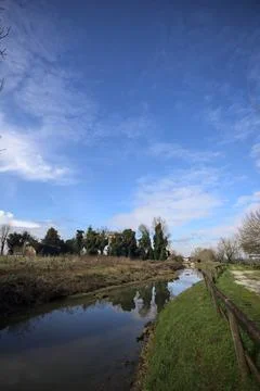 Brook in the countryside Stock Photos