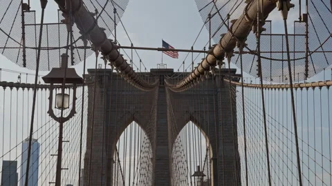 Brookly Bridge V1-0002 Stock Footage 283027316