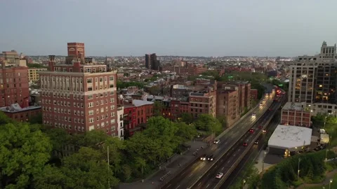Brooklyn Aerial Stock Footage 131006412