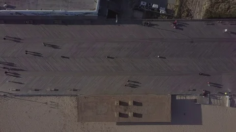 Brooklyn Board Walk Stock Footage 75463628