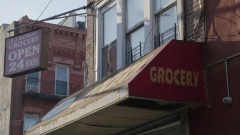 Brooklyn Bodega at sunrise Stock Footage 278179829