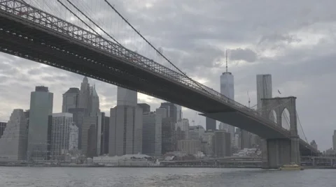 Brooklyn Bridge 001 SLOG2 Stock Footage 53160080