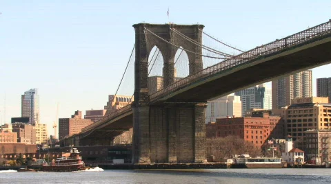 Brooklyn Bridge 02 스톡 동영상 114865