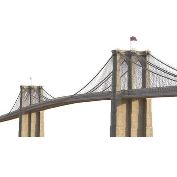 Brooklyn Bridge 3D Model