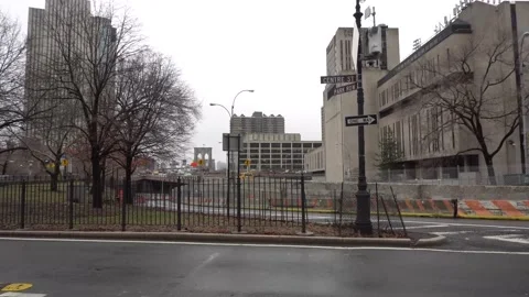 Brooklyn Bridge in the distance, NYC Stock Footage 166753088