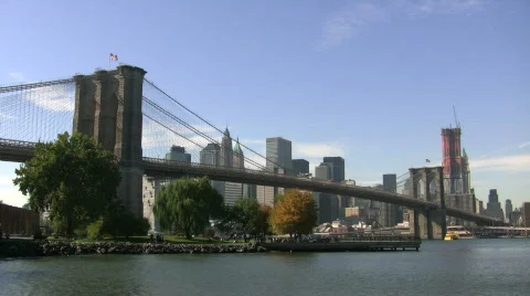 Brooklyn Bridge Vídeos de archivo 694028