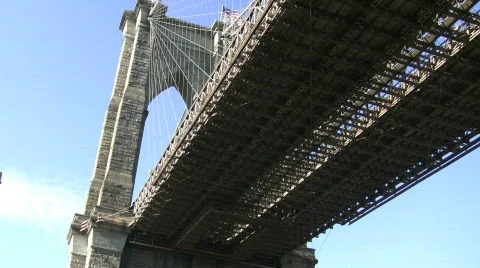 Brooklyn Bridge Stock Footage 694128