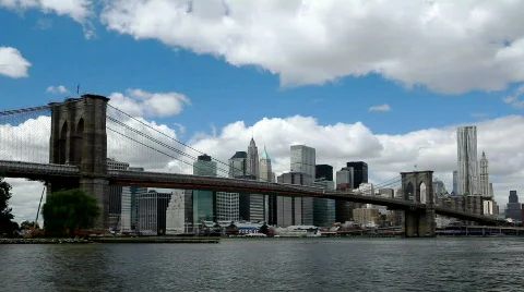 Brooklyn Bridge. Video stock 865797