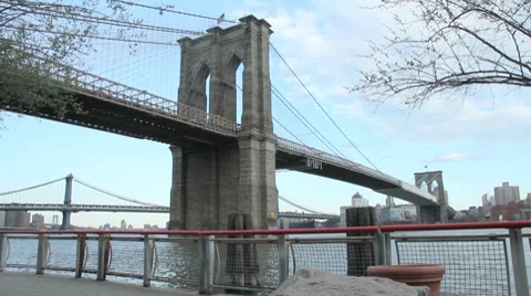 Brooklyn Bridge Stock Footage 8552070