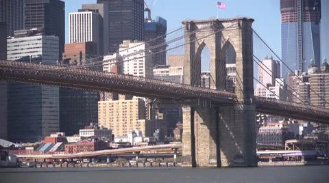 Brooklyn Bridge Stock Footage 10759624