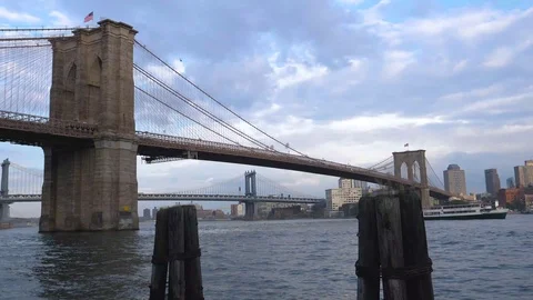 Brooklyn Bridge Stock Footage 126597987