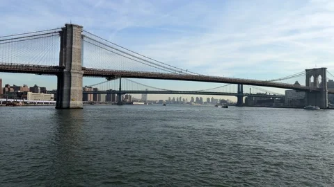 The Brooklyn Bridge Stock Footage 310616494