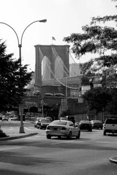 Brooklyn Bridge Horizon Stock Photos