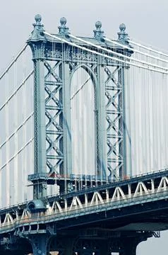 Brooklyn Bridge Iconic Landmark Stock Photos