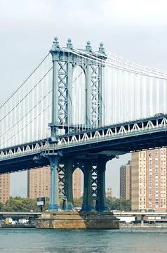 Brooklyn Bridge Iconic Landmark Stock Photos