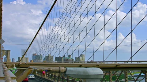 Brooklyn Bridge New York City Stock Footage 59804644