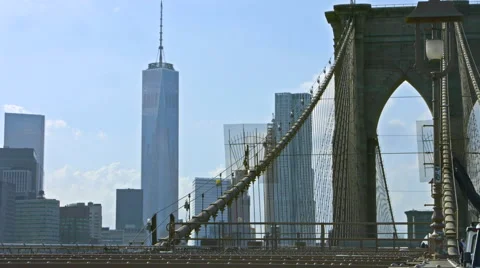 Brooklyn Bridge New York City Stock Footage 59805388