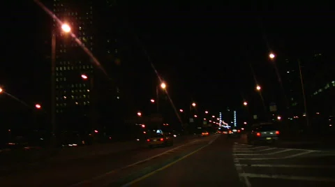 Brooklyn Bridge night checkpoint cop 2008 Video stock 157198