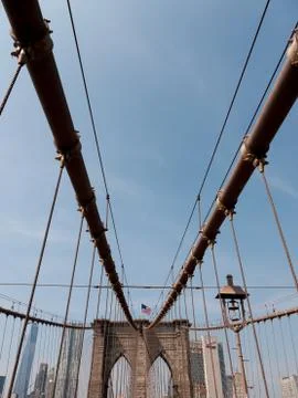 Brooklyn Bridge, NYC Stock Photos
