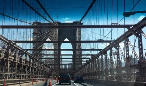 Brooklyn Bridge, NYC Stock Photos