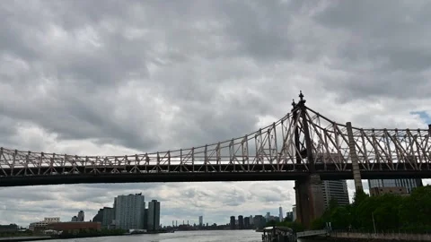 The Brooklyn Bridge is one of the most iconic architectural works of art in.. Stock Footage 310657928