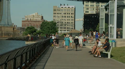 Brooklyn Bridge Park 4K Vídeo Stock 39656598