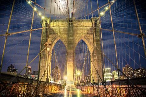 Brooklyn Bridge Foto stock