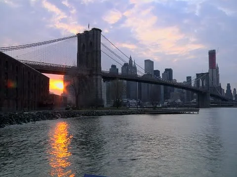 Brooklyn Bridge Time-lapse Video stock 11301199
