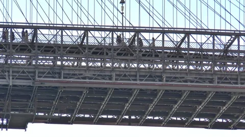 Brooklyn Bridge Time lapse Stock Footage 119775415