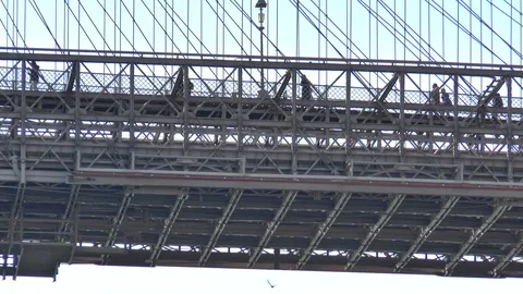 Brooklyn Bridge Timelapse Stock Footage 119775432