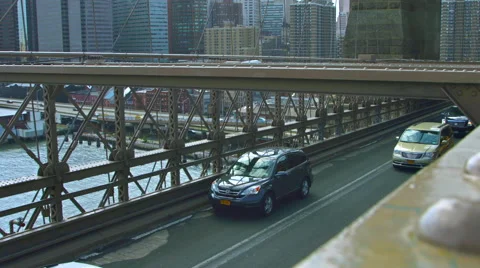 Brooklyn Bridge Traffic Stock-Footage 59805020