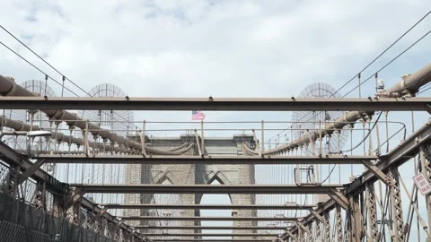 Brooklyn Bridge View 1 Stock Footage 305522363
