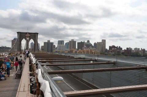 Brooklyn Bridge View Stock Photos