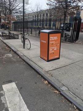 Brooklyn. Composting Bin Stock Photos