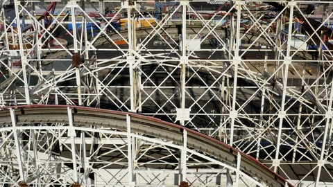 Brooklyn Cyclone Drone Stock Footage 128981276