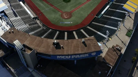 Brooklyn Cyclones Stadium Empty Stock Footage 128982526